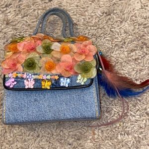 Denim small purse
